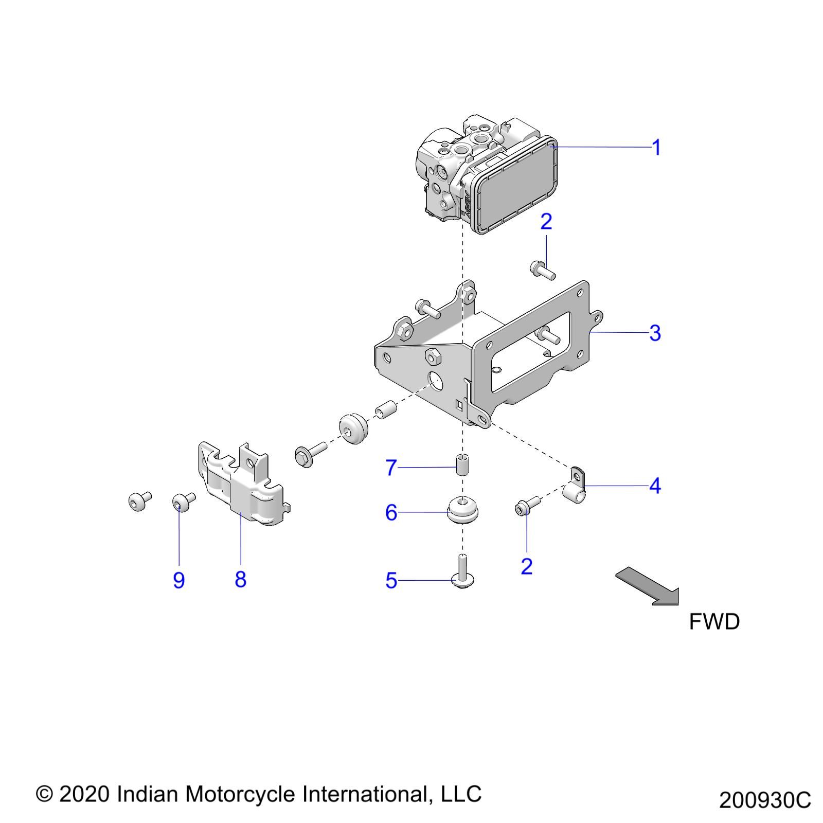 BRAKES, ABS MODULE ASM. N20TCABB ALL OPTIONS (200930C) Moore Speed