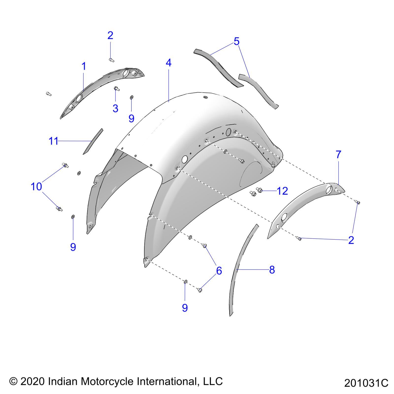 BODY, FENDER, REAR - N23TCBBB ALL OPTIONS (201031C) - Moore Speed Racing