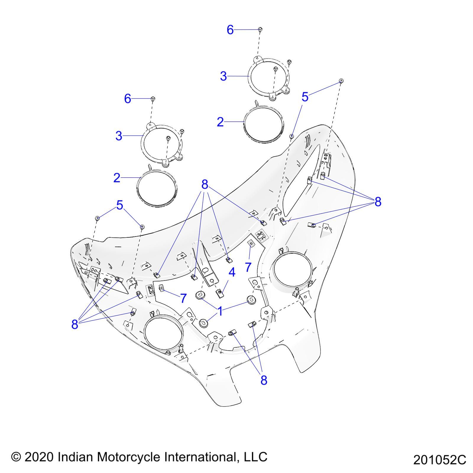 Fairing Assembly Engine BODY, FAIRING ASM 2 - N23TRABB ALL OPTIONS (201052C) - Moore Speed Racing