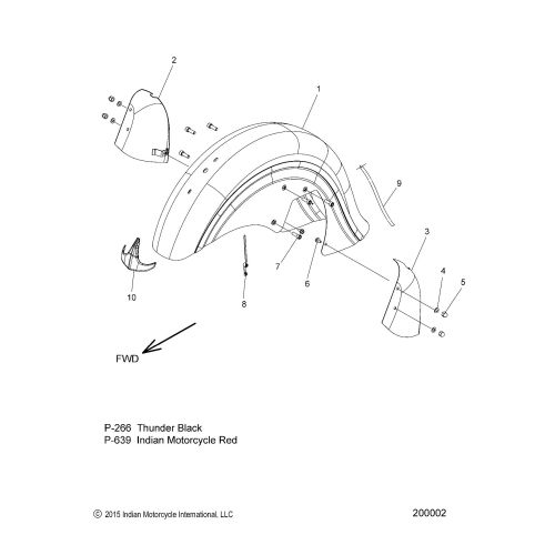 BODY, FENDER, FRONT