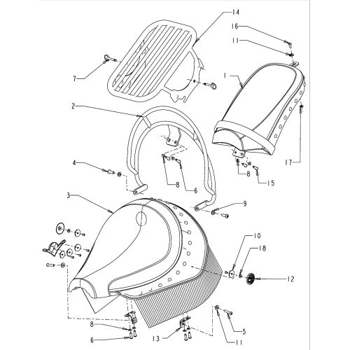 BODY, SEAT, DRIVER / PASSENGER