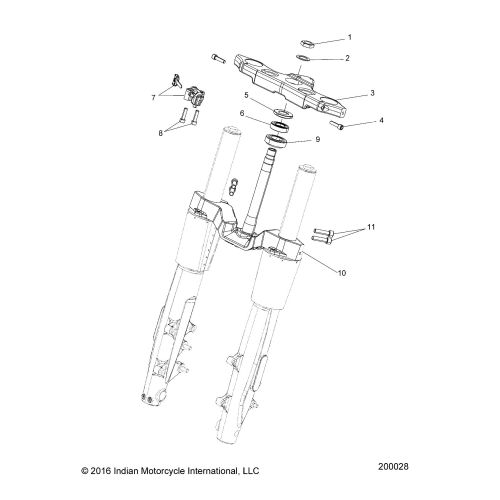 STEERING, UPPER AND LOWER CLAMPS