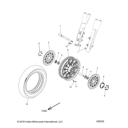 WHEEL, FRONT