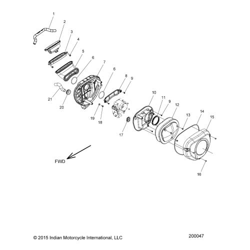 ENGINE, AIR INTAKE SYSTEM