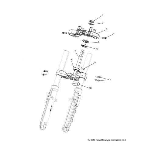 STEERING, UPPER AND LOWER CLAMPS