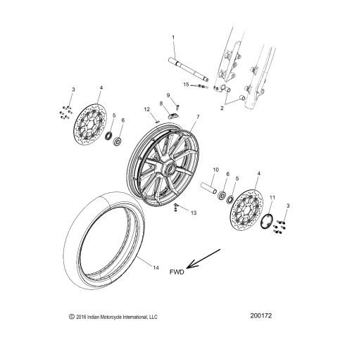 WHEEL, FRONT