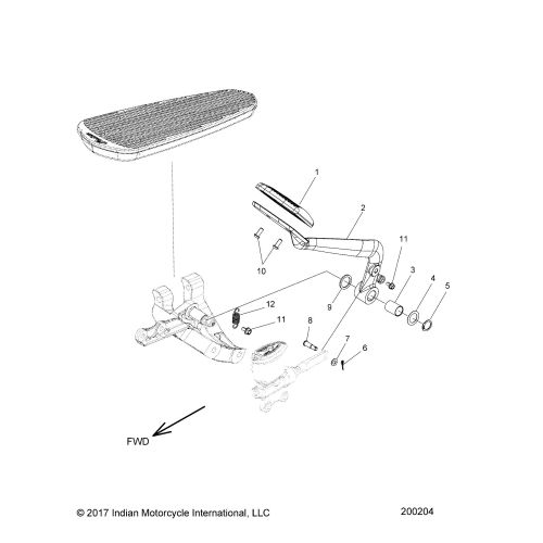 BRAKES, BRAKE PEDAL