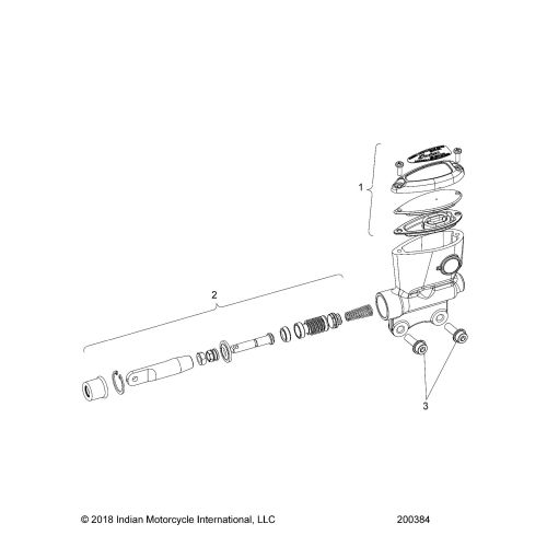 BRAKES, REAR, MASTER CYLINDER