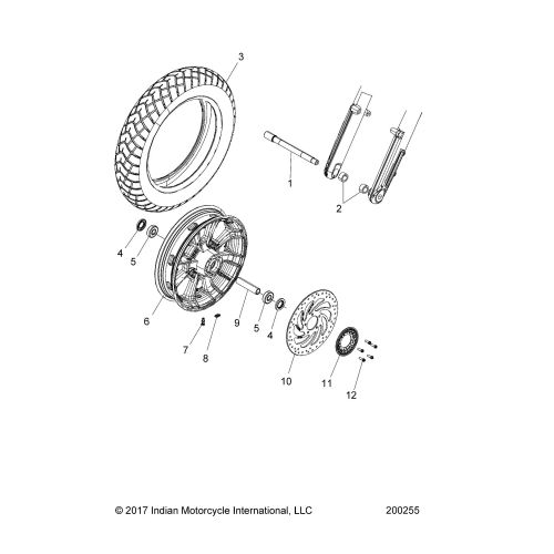 WHEEL, FRONT