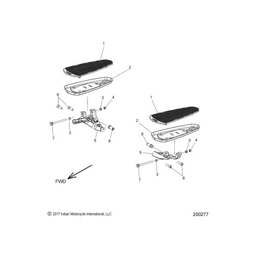 CHASSIS, FLOORBOARD, DRIVER
