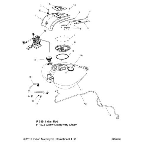 FUEL SYSTEM, FUEL TANK ASM.