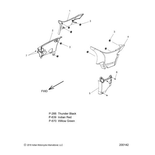 BODY, SIDE COVERS