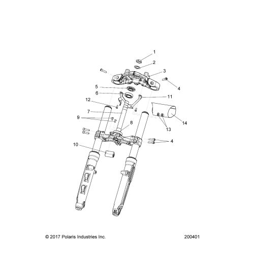 STEERING, UPPER AND LOWER CLAMPS