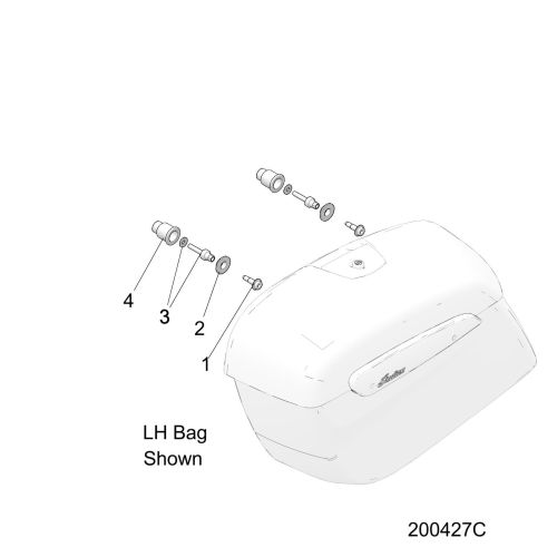 BODY, SADDLEBAG MOUNTING