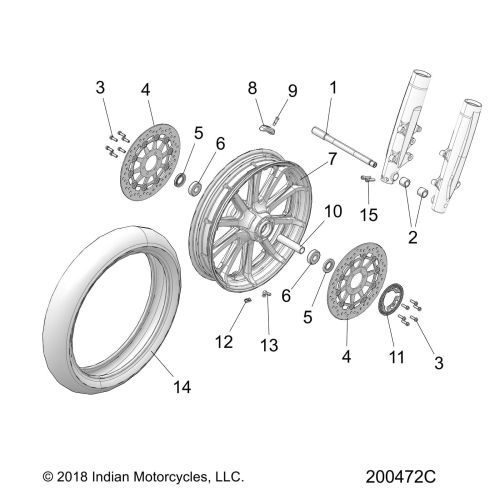 WHEEL, FRONT