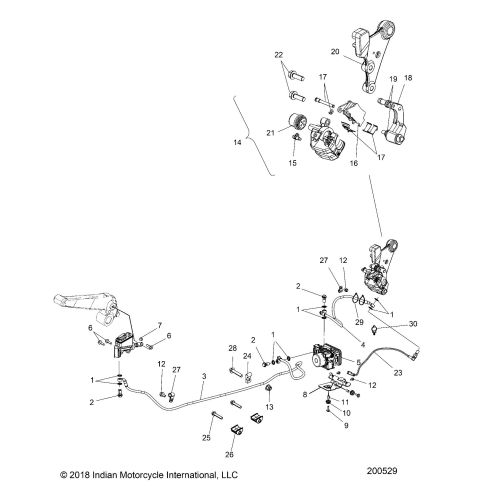 BRAKES, REAR ASM., W / ABS