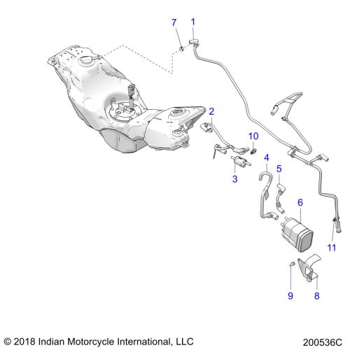 FUEL LINES AND CANISTER (EVAP)