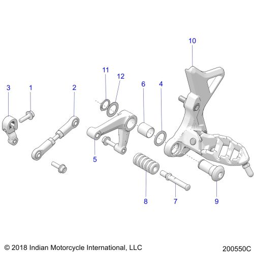 DRIVE TRAIN, SHIFT PEDAL AND LINKAGE