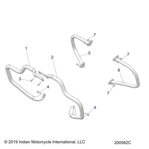 CHASSIS, HIGHWAY BAR / TIP OVER BAR