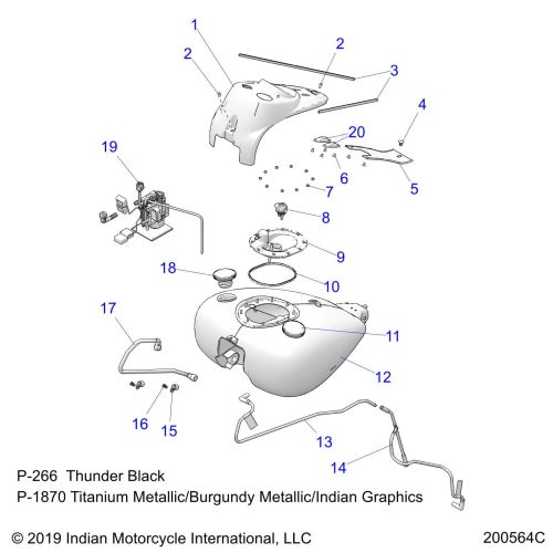 FUEL SYSTEM, FUEL TANK ASM.