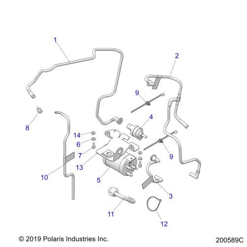 FUEL SYSTEM, EVAP SYSTEM, CALI. / INTL