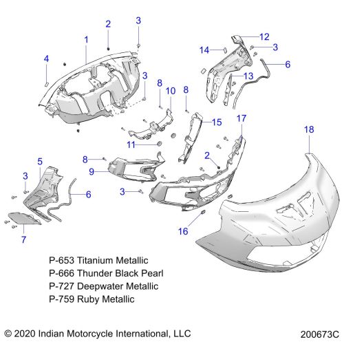 BODY, FAIRING ASM 1