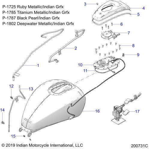 FUEL SYSTEM, FUEL TANK ASM.
