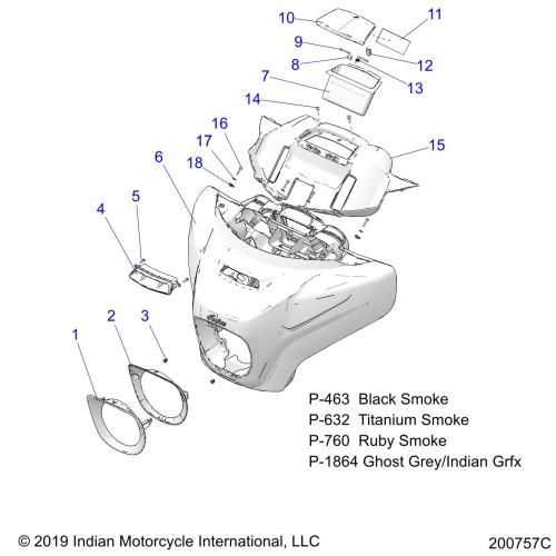 BODY, FAIRING ASM 1