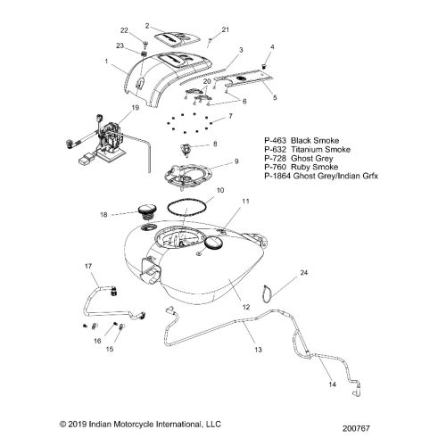 FUEL SYSTEM, FUEL TANK ASM.