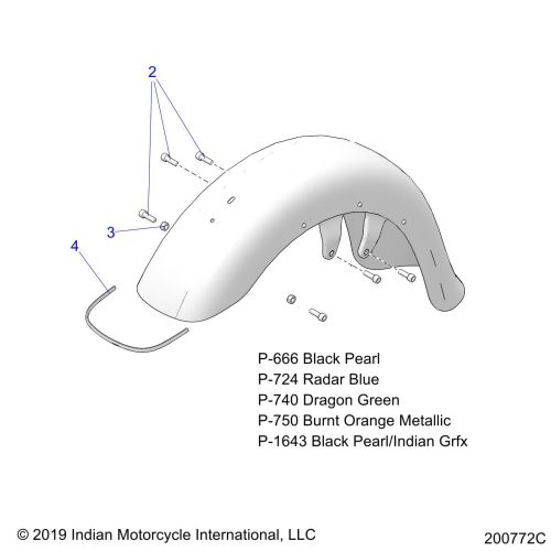 BODY, FENDER, FRONT