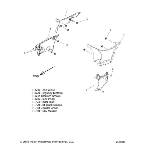 BODY, SIDE COVERS