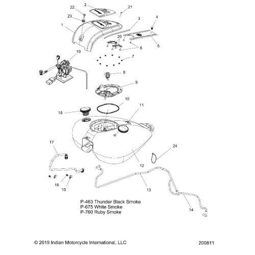 FUEL SYSTEM, FUEL TANK ASM.