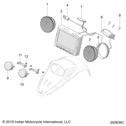ELECTRICAL, INSTRUMENT CLUSTER