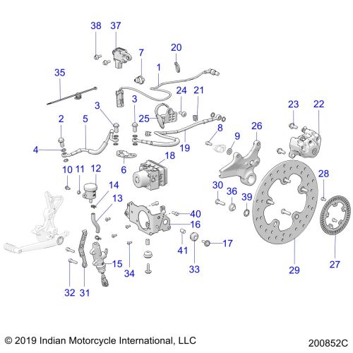 BRAKES, REAR ASM