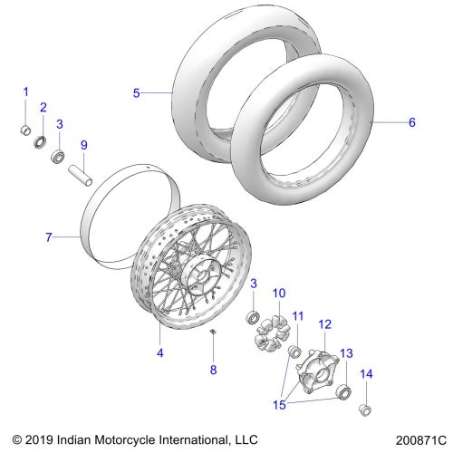 WHEEL, REAR