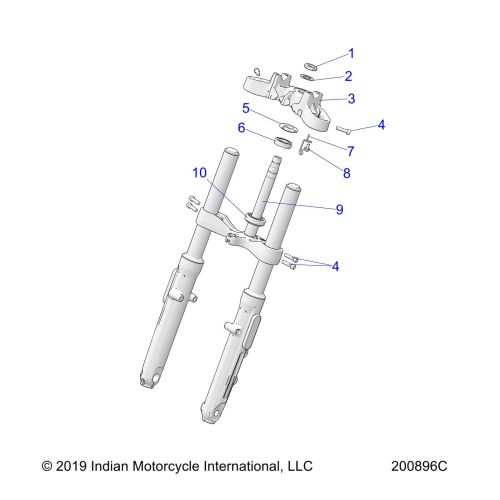STEERING, UPPER AND LOWER CLAMPS
