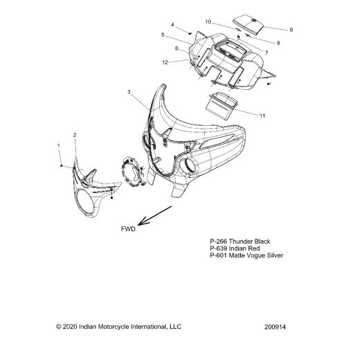 BODY, FAIRING ASM 1