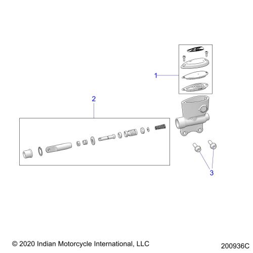 BRAKES, REAR, MASTER CYLINDER