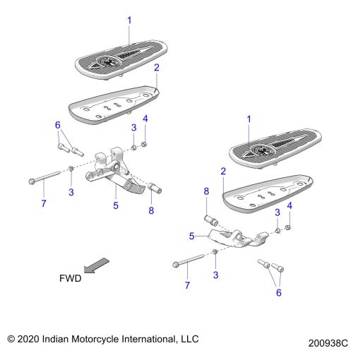 CHASSIS, FLOORBOARD, DRIVER