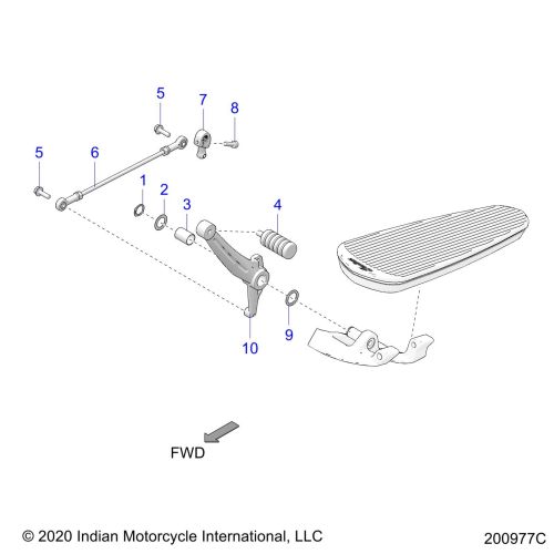 DRIVE TRAIN, SHIFT PEDAL AND SHIFT LINKAGE