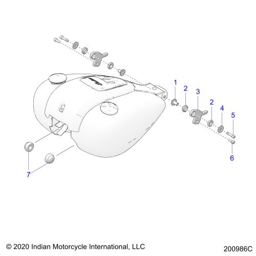 FUEL SYSTEM, FUEL TANK MOUNTING