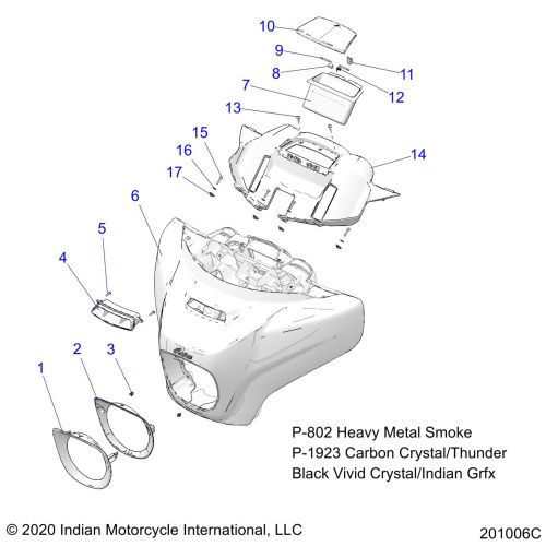 BODY, FAIRING ASM 1