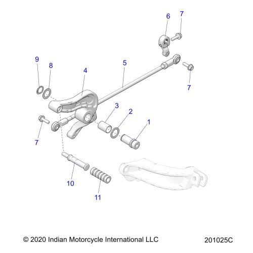 DRIVE TRAIN, SHIFT PEDAL AND LINKAGE