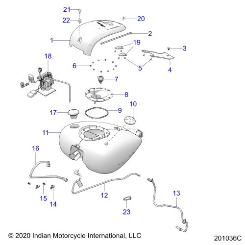 FUEL SYSTEM, FUEL TANK ASM.