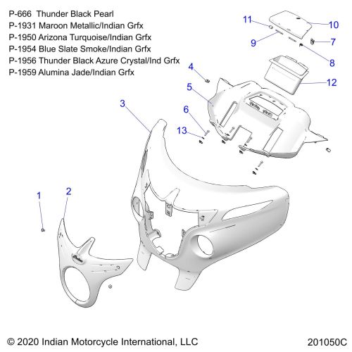 BODY, FAIRING ASM 1