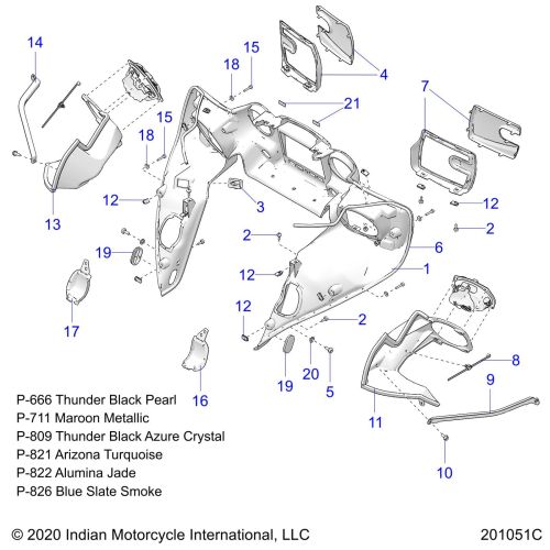 BODY, FAIRING ASM 3