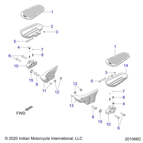 CHASSIS, FLOORBOARD, PASSENGER