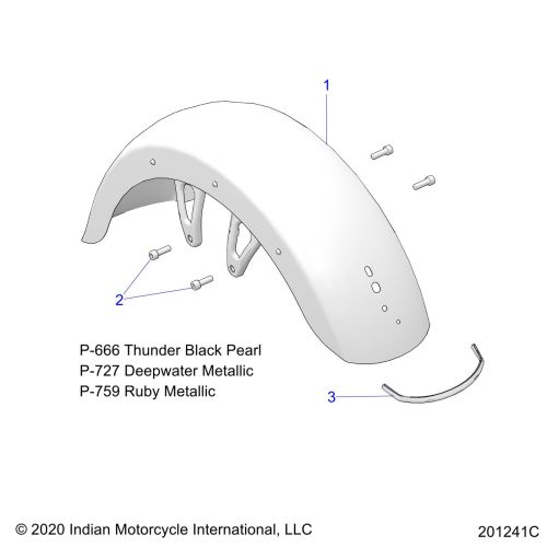 BODY, FENDER, FRONT