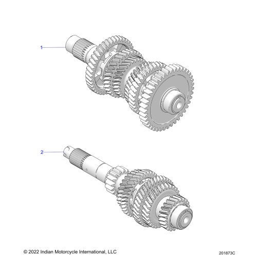 DRIVE TRAIN, INPUT / OUTPUT SHAFT ASM.