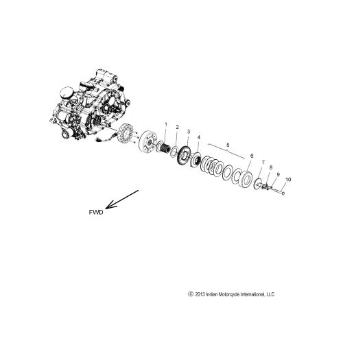 ENGINE, COMPENSATOR ASM.